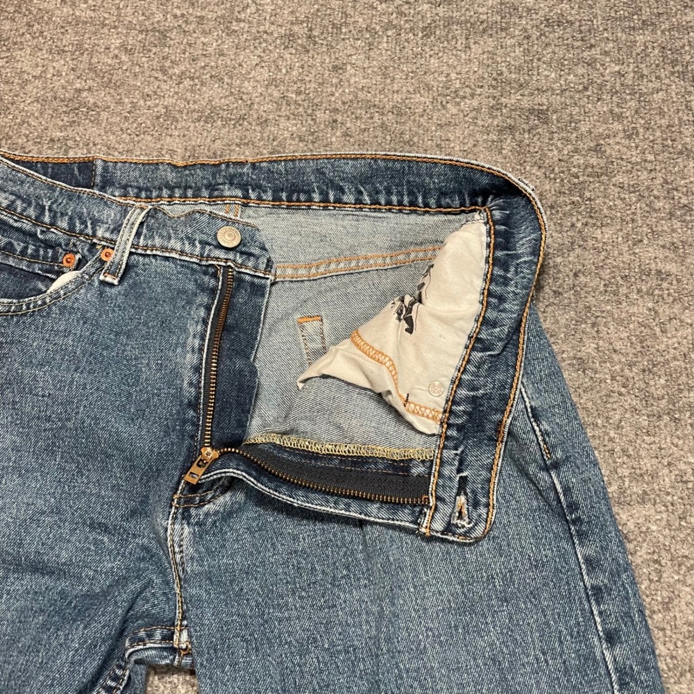 Levi's 502 Regular Fit Straight Leg Jeans Mens Blue Denim 33x30 34x29*‎ - Picture 4 of 12